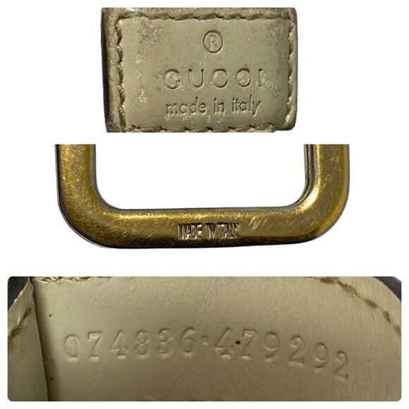 Gucci GG Leather Key Ring Holder - Picture 3 of 3